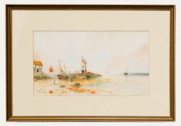 Thomas Sidney - Early 20th Century Watercolour, Lynton, Devon