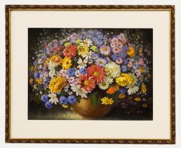 Harold Cox  - 20th Century Pastel, Autumnal Bouquet
