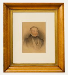 Paul Augustus Mulready (1804-1864) - 1839 Watercolour, Portrait of Grundy Walker