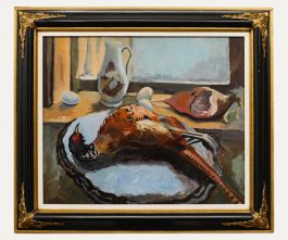 Mid 20th Century Oil - Game Dinner