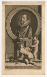 After Adriaen van der Werff (1659-1722) - 17th Century Engraving, King James I