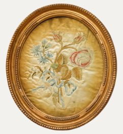 Early 20th Century Embroidery - Posy of Roses