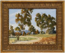 R. Snowden - Framed 20th Century Oil, Summer Landscape