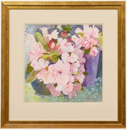 Nola Armstrong - 20th Century Watercolour, Hibiscus Bouquet