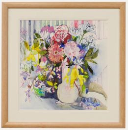 Nola Armstrong - 20th Century Mixed Media, Anniversary Flowers