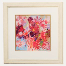 Nola Armstrong - 20th Century Pastel, A Swirl of Dahlias