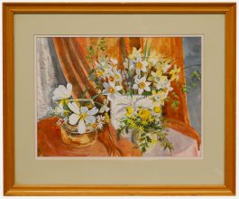 Janet Rawlins  - 20th Century Watercolour, Flowers of Spring