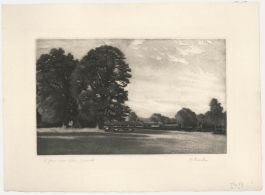 H. Banks - Early 20th Century Aquatint, View of the Farm
