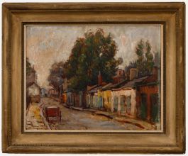 Kalman Kememy (1896-1994) - Mid 20th Century Oil, The Workshops II