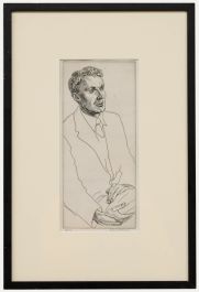 Edgar Holloway (1914-2008) - Mid 20th Century Etching, Stephen Spender
