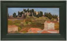 Bertrand Py (1895-1973) - Framed Mid 20th Century Oil, Summer in Provence