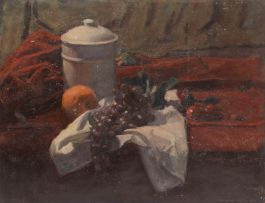 George Weissbort (1928-2013) - 20th Century Oil, Grapes on Cloth