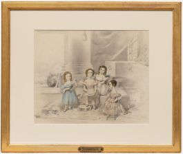 Robert Thorburn - 1835 Watercolour, The Hay Sisters