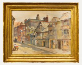 F. Armstrong - Framed Late 19th Century Watercolour, George Street, Oxford