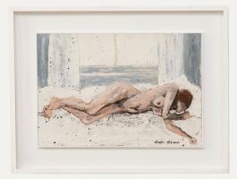 Minou Steiner (1940-2008) - 20th Century Mixed Media, Nude by the Window