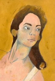 Ben Carrivick - 20th Century Oil, Woman on Yellow