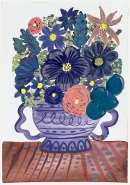 Jemma Jamie - 2024 Gouache, Purple Arrangement