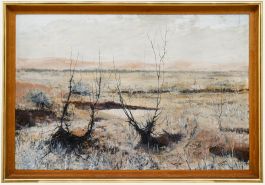 David Clyde Dridan (b.1932) - Australian School 1962 Oil, Willockra