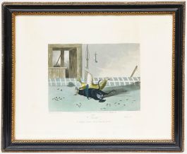 After Newton Fielding (1799-1856) - Framed 1853 Etching, Throat