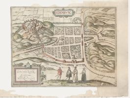 Hogenberg after Braun - 16th Century Engraving, Edenburgum, Scotiae Metropolis