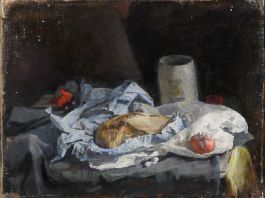 George Weissbort (1928-2013) - 20th Century Oil, Cob Loaf in Cloth