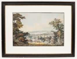 English School Early 19th Century Watercolour - A View of Bath