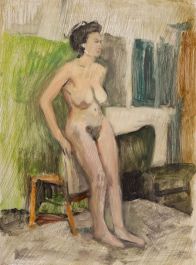 George Weissbort (1928-2013) - 20th Century Oil, The Green Backdrop