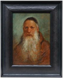 19th Century Oil - Portrait of a Bearded Monk