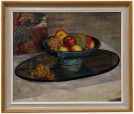Cecile Hertz-Eyrolles (1875-1974) - Mid 20th Century Oil, The Fruit Bowl