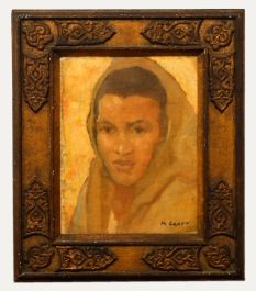 Marcel Canet (1875-1959) - Early 20th Century Oil, Portrait Study of a Woman