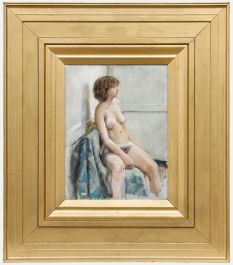 George Weissbort (1928-2013) - Framed 20th Century Oil, Nude in the Studio