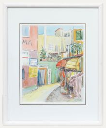 Erwin Steinhauser (1939-2023) - 1996 Watercolour, Italian Street