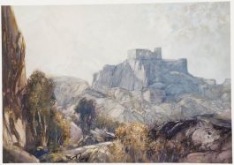 George Robert Rushton RBA (1868-1948) - Watercolour, Les Beax, South of France
