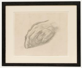 Edward Ridley (1883-1946) - Early 20th Century Graphite Drawing, Study of a Hand