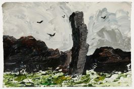Daniel Nichols - Contemporary Oil, Old Man of Hoy