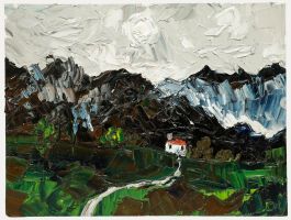 Daniel Nichols - Contemporary Oil, Mountain Cottage