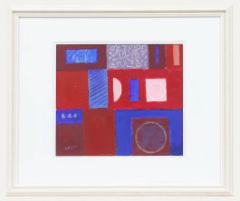 Ray Barry (1931-2022) - Framed Contemporary Acrylic, In The Pink