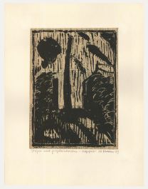 M. Karstens - 20th Century Woodcut, Stop with ziegelaischonsheiu