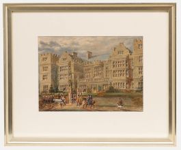 William Richardson (fl.1842-1877) - Framed 1832 Watercolour, Fountains Hall
