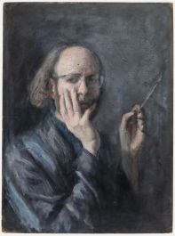 George Weissbort (1928-2013) - 20th Century Oil, Self Portrait with Paintbrush