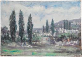 George Weissbort (1928-2013) - Impressionist Oil, European Landscape 