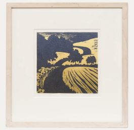 Rosemary Farrer - Framed Contemporary Woodblock, Track