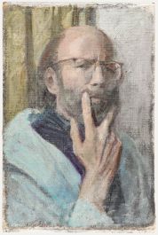 George Weissbort (1928-2013) - 20th Century Oil, A Moment of Contemplation