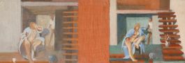Bernadette Kelly (b.1933) - 20th Century Oil, Double Take