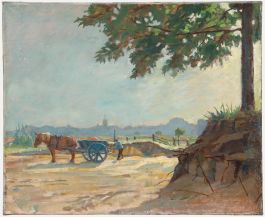 1889 Oil - Summer Harvest
