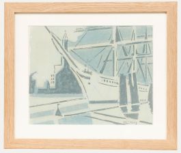 Paul Schmolling (1892-1965) - Mid 20th Century Woodcut, View of the Bow
