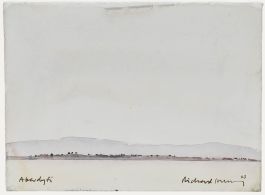 Richard J.S. Young - 2023 Watercolour, Aberdyfi Skyline