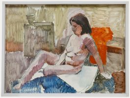 Mid 20th Century Oil - Nude Lady II