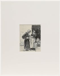 Max Liebermann (1847-1935) - Mid 20th Century Lithograph, Vegetable Sellers