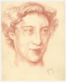 Francis Rudolph (1921-2005) - 1953 Sanguine, Princess Margaret